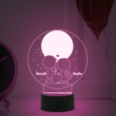 Customized Couple Night lamp With 16 Color Changing Light